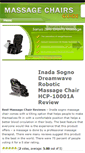 Mobile Screenshot of massagechairsguide.com